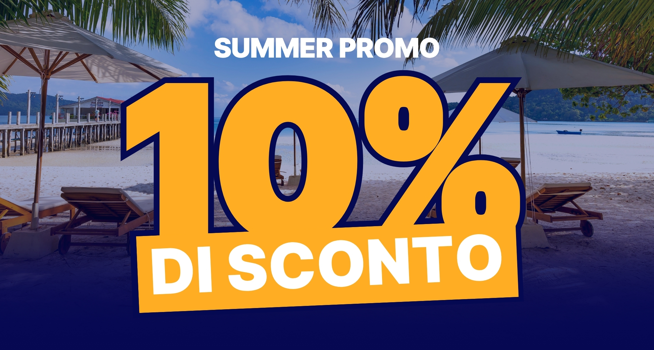 SUMMER PROMO 2026 Viaggia senza pensieri con il 10% di sconto sulla tua sosta!