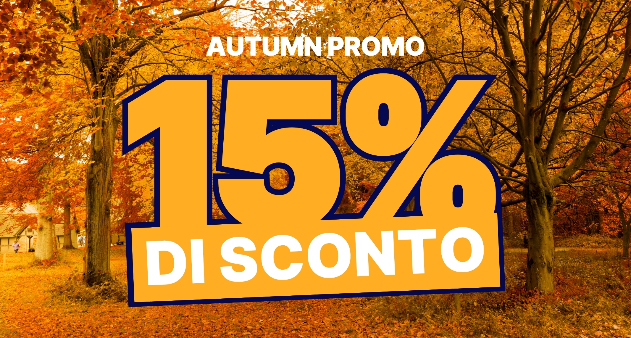 Promozione d'Autunno, fai decollare i tuoi viaggi con il 15% di sconto!